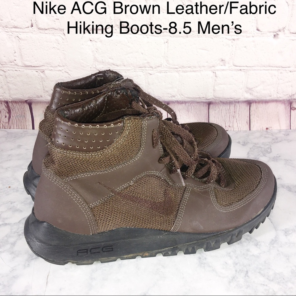 Nike ACG Vintage Brown Leather/Fabric Hiking Boots